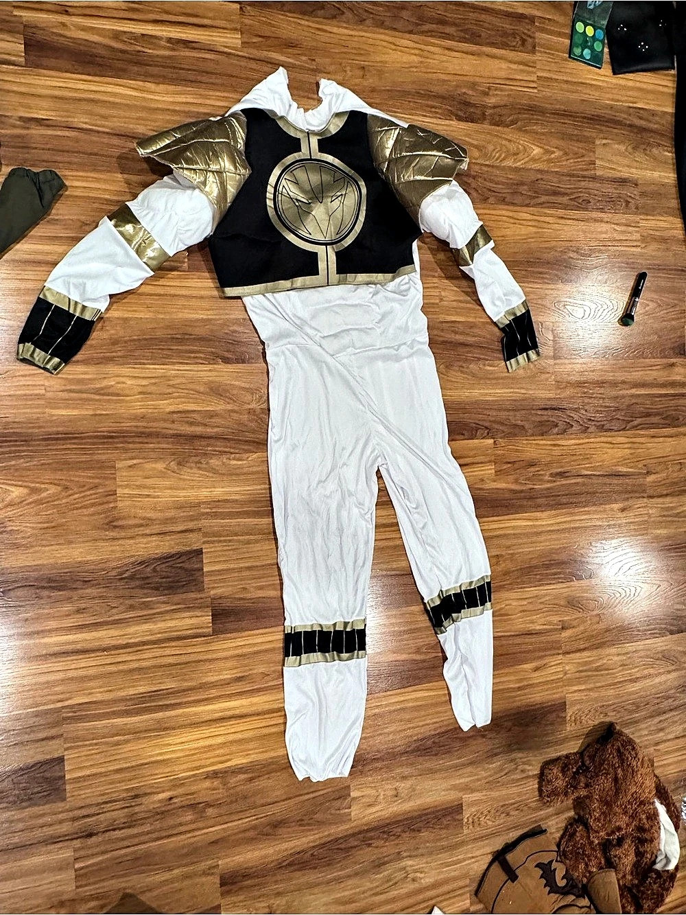White and Pink Power Ranger Costumes